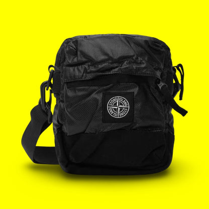 STONE ISLAND Black Patch Bag